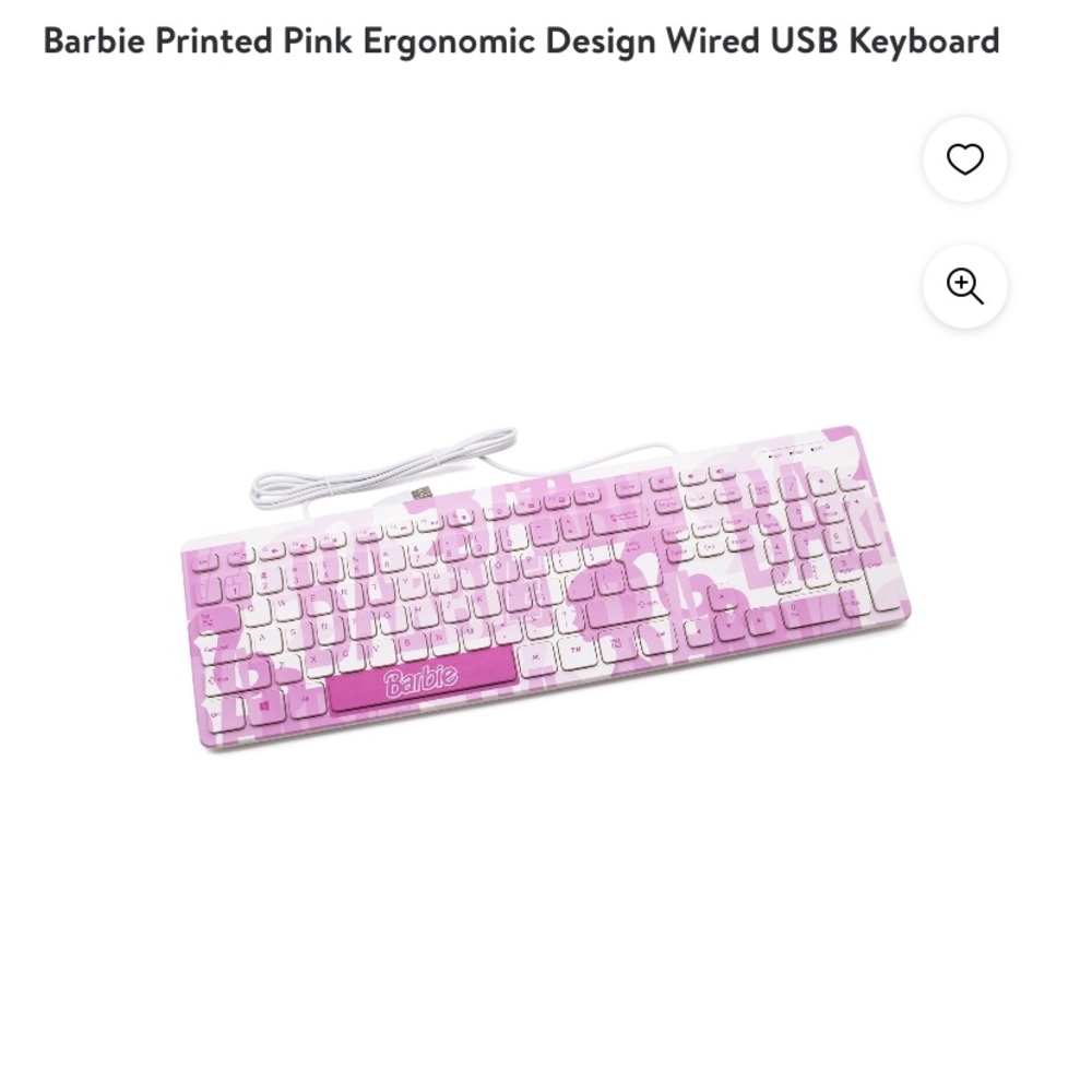Barbie keyboard